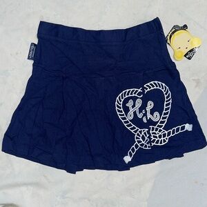 New Gwen Stefani Harajuku Lovers Nautical Anchor Blue Skirt Young  Girls 12